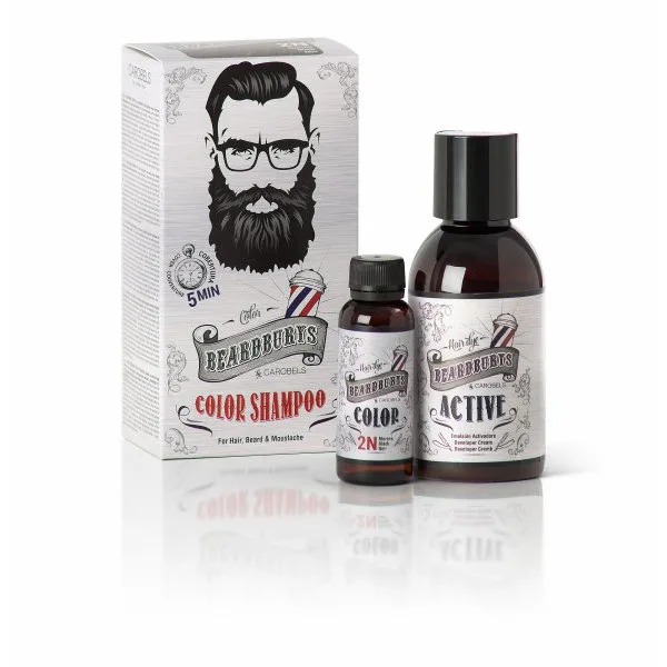 Шампунь для окрашивания волос и бороды Beardburys - Черный