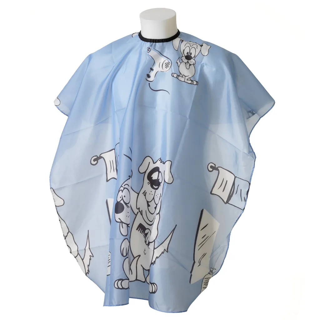 Детский парикмахерский плащ Doggy Blue