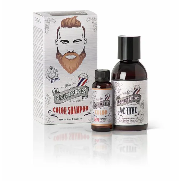 Шампунь для окрашивания волос и бороды Beardburys - Светло-коричневый