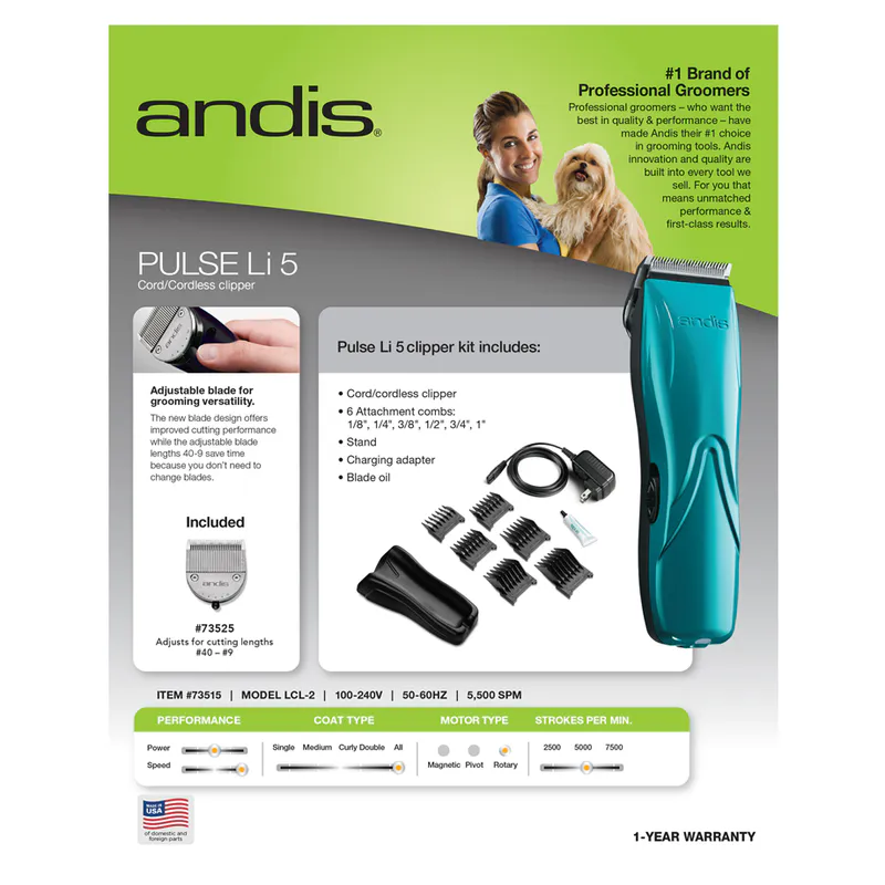 Andis Pulse Li 5 - Изображение 3