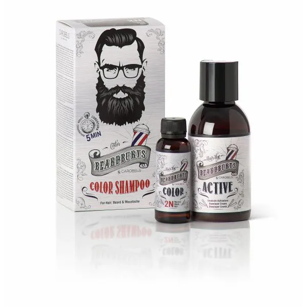 Шампунь для окрашивания волос и бороды Beardburys - Черный - Изображение 1