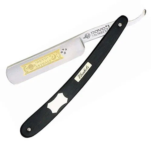 Бритва DOVO Solingen 5 58130 - черное дерево - Изображение 3