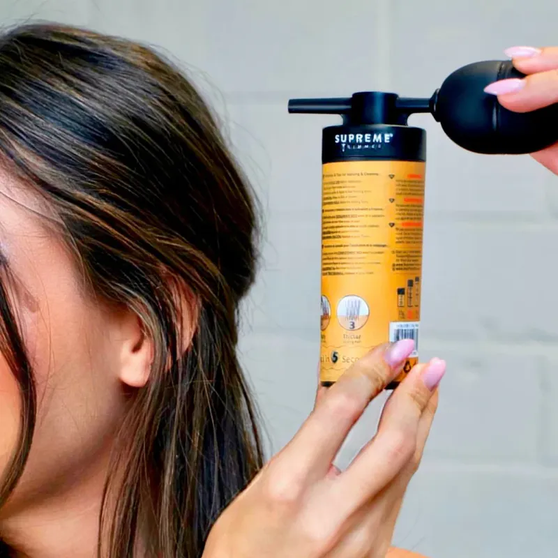 Волокна для волос с аппликатором STpro Hair Thik для загущения волос - Изображение 6