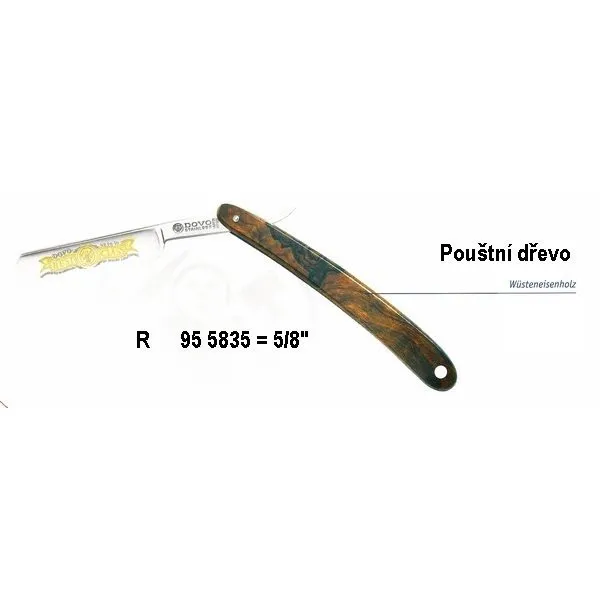 Бритва DOVO Solingen 95 5835 R - лес пустыни - Изображение 2
