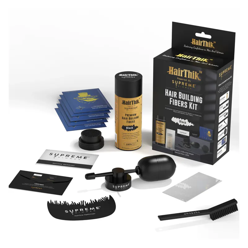 Волокна для волос с аппликатором STpro Hair Thik для загущения волос - Изображение 1