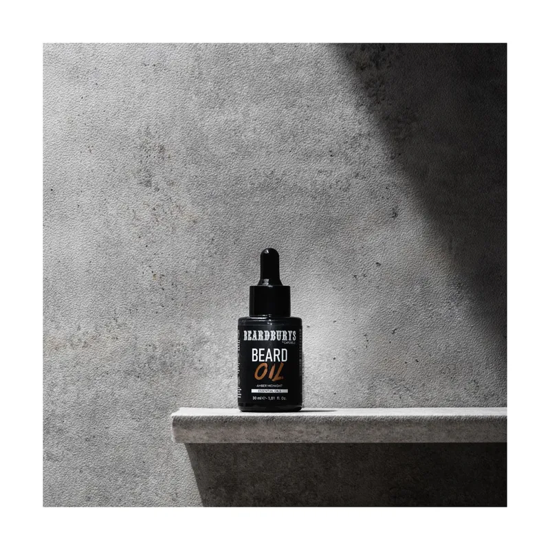 BEARDBURYS Масло для бороды Amber Midnight – 30 мл - Изображение 5