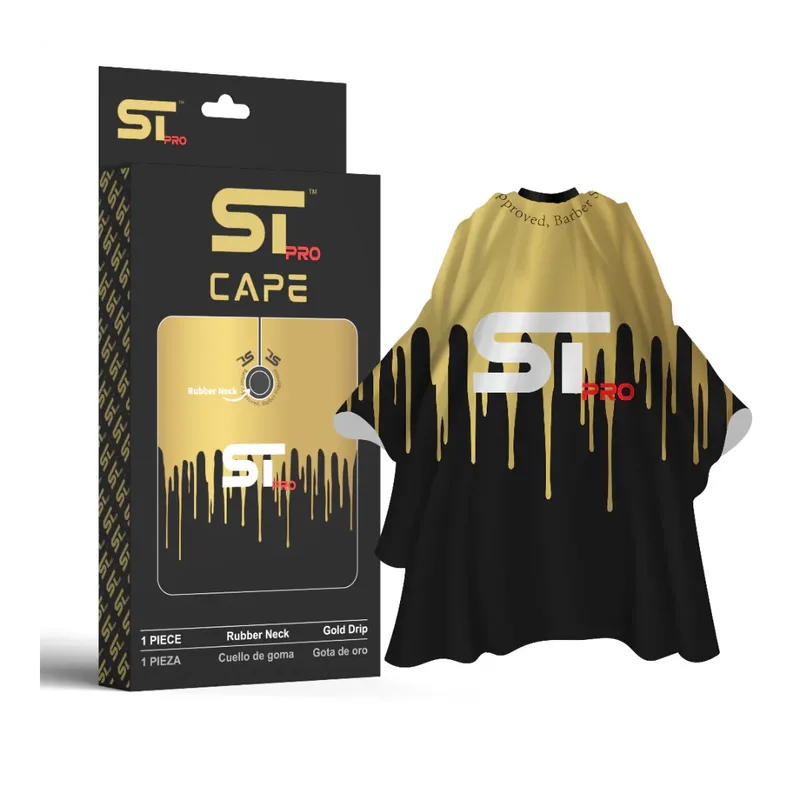 Пеньюар парикмахерский STpro Gold Drip - Изображение 1