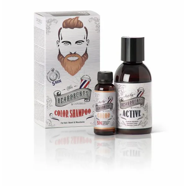 Шампунь для окрашивания волос и бороды Beardburys - Светло-коричневый - Изображение 1